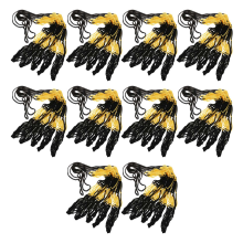 5x Nylon Net Bag Ball Carrier for 1 Volleyball Basketball Football