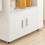 SoBuy Mobile Cucina Salvaspazio con Ruote Bianco 5