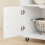 SoBuy Mobile Cucina Salvaspazio con Ruote Bianco 4