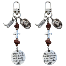 Saddle and bridle charm clip, saddle and bridle charm clip, B