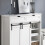 SoBuy ντουλάπι κουζίνας FSB74-W λευκό 104x35x93cm 4