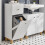 SoBuy Λευκό Ντουλάπι Μπάνιου 30x30x90 cm 6
