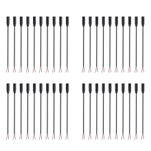 10Pcs 3.5mm Female Jack to Bare Wire Open End 2 Pole Audio Cable
