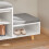 SoBuy Shoe Bench Storage White 101x35x46cm 2