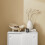 SoBuy Buffet Commode 2 Portes Coulissantes Blanc 3