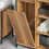 SoBuy Ντουλάπι Μπάνιου 60x30x90cm με Κουβά Καστανό 7
