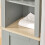 SoBuy Ψηλό Ντουλάπι Μπάνιου 3 Ραφιών Γκρι 39x30x169cm 7