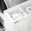 SoBuy Armoire WC Compacte avec Roulettes Blanc 5
