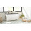 SoBuy Cat Litter Cabinet Storage Bench White 10