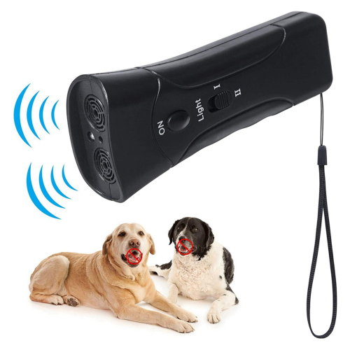 Repelente de perros de mano con luz LED Funciona con pilas 1