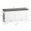 SoBuy Cat Litter Cabinet Storage Bench White 3
