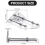 2Pcs Skateboard Wall Hanger for Skateboard Deck Display and Storage 4