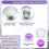 100 Sets Cover Buttons Kit DIY Fabric Cloth Cover Buttons 0.59 Inch 4
