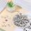 100 Sets Cover Buttons Kit DIY Fabric Cloth Cover Buttons 0.59 Inch 5