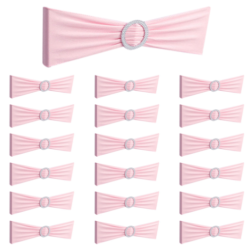 Elastic Chair Knot Wedding Decoration Buckle Sashes Back Cover,D