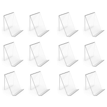 6 Pack Acrylic Book Stand, Clear Book Display Easel,Book Stand Holder