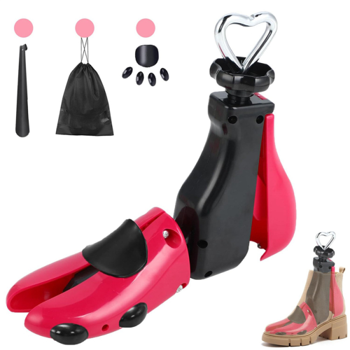 Allargatore per scarpe, allargatore per scarpe, allunga larghezza e lunghezza, rosa 1