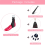 Allargatore per scarpe, allargatore per scarpe, allunga larghezza e lunghezza, rosa 7