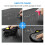 8 Pack Desk Dividers for Students, Waterproof Plastic black 3