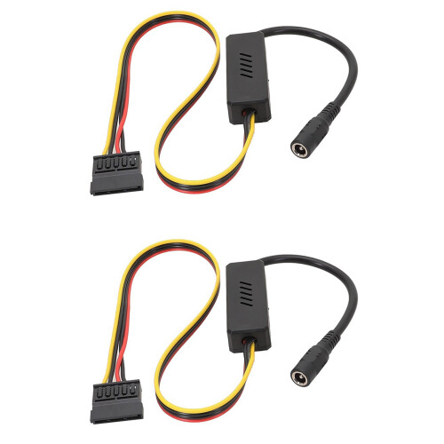 DC 5525 til SATA harddisk strømforsyningskabel DC 12V til SATA