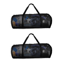 Mesh Scuba Dive Gear Bag, Foldable Mesh Duffle Beach Tote Bag