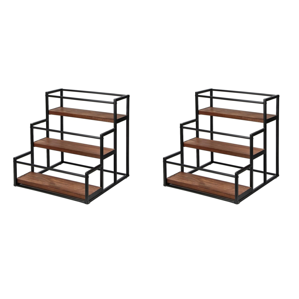 Coffee Syrup Rack 3-Storey Storage Rack Wine Rack Kitchen Seasoning-image-OPC-PHXB5QF-NEW