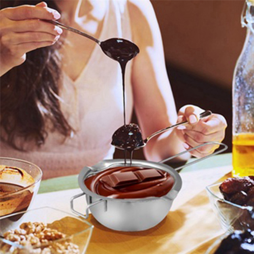 Χυτήριο σοκολάτας (ανοξείδωτο ατσάλι 304) 400ml βούτυρο διπλού βρασμού 1