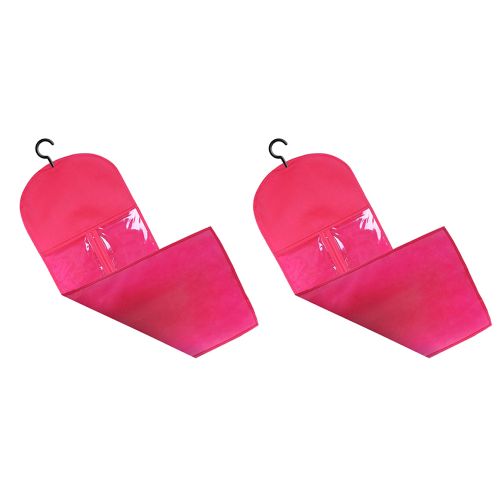 Markenlos Red 3Pcs Hair Extension Holder Wig Storage For Multiple Wigs Rose