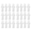 Large White Wedding Pew Bows with Long Tulle Wedding Pew Bows 1