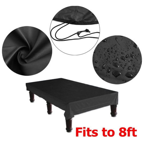 8Ft Billiard Pool Table Cover with Drawstring Waterproof 2