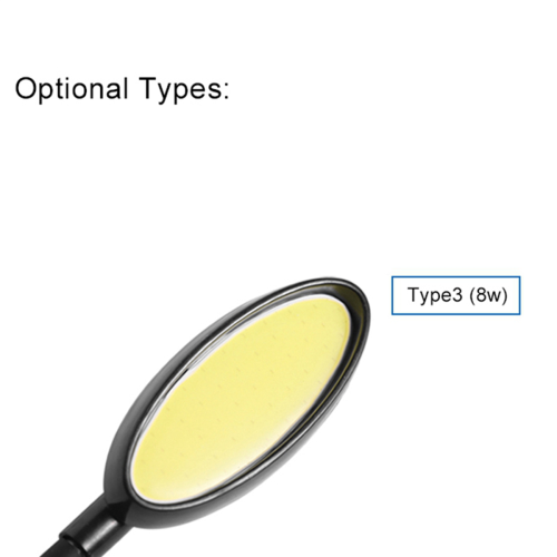 Φως ραπτομηχανής 8W 220V COB LED με βάση για τόρνους EU PLUG 2