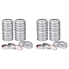 20Pcs Jar Lids&Rings Set for Regular, for Ball Kerr Jars (70MM)