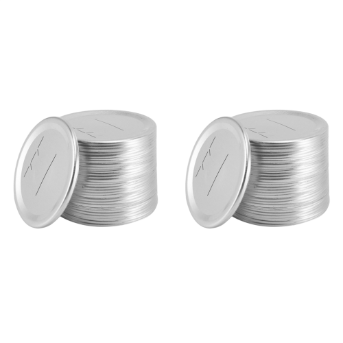 Canning Lids Regular Mouth for Ball/Kerr Jars, Silver, 36 PCS