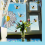 Adorable Bees Style Glass Sticker, Bee Window Decals- Sunflower 3