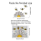 Adorable Bees Style Glass Sticker, Bee Window Decals- Sunflower 7