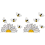 Adorable Bees Style Glass Sticker, Bee Window Decals- Sunflower 2