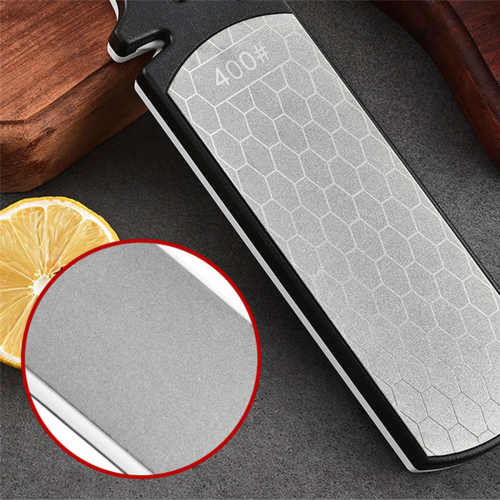 Mesh Pottery Double-sided Emery Whetstone Knife Sharpener 2