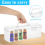 2Pcs Paint Storage Box, 30 Bottle Capacity Paint Storage Box 3