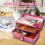 Glitter Pink & Craft Tool Storage Box, Stackable Carry Tackle Box 5