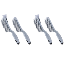 Stainless Steel Wire Brush Set with Strong Handle & Metal