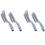 Stainless Steel Wire Brush Set with Strong Handle & Metal 1