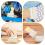 3 pcs Flat Paddle Paint Brush Set,Wide Paint Brush Large Paint Brush 5