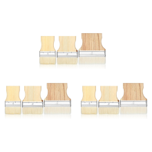 3 pcs Flat Paddle Paint Brush Set,Wide Paint Brush Large Paint Brush