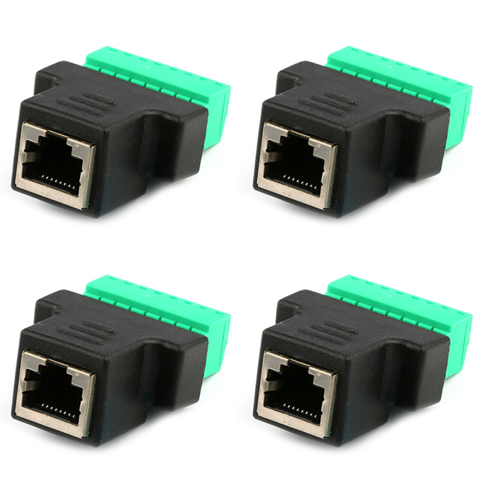 Rj45 Female To Screw Terminal 8 Pin Connector 4851431245180