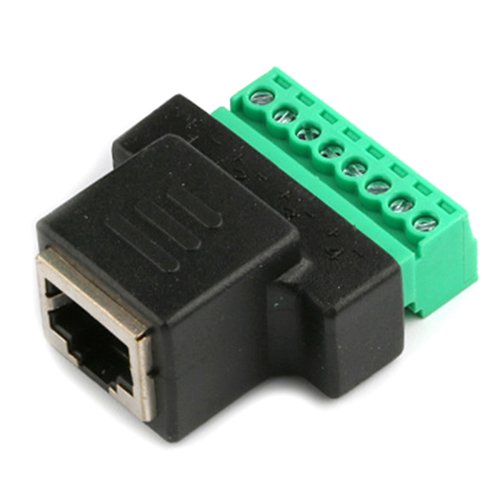 Θηλυκό RJ45 σε βιδωτό ακροδέκτη 8 ακίδων 2
