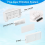 T-Shaped Filters Replacement Pet Water Fountain Filter Refill 6PCS 4