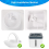 T-Shaped Filters Replacement Pet Water Fountain Filter Refill 6PCS 3