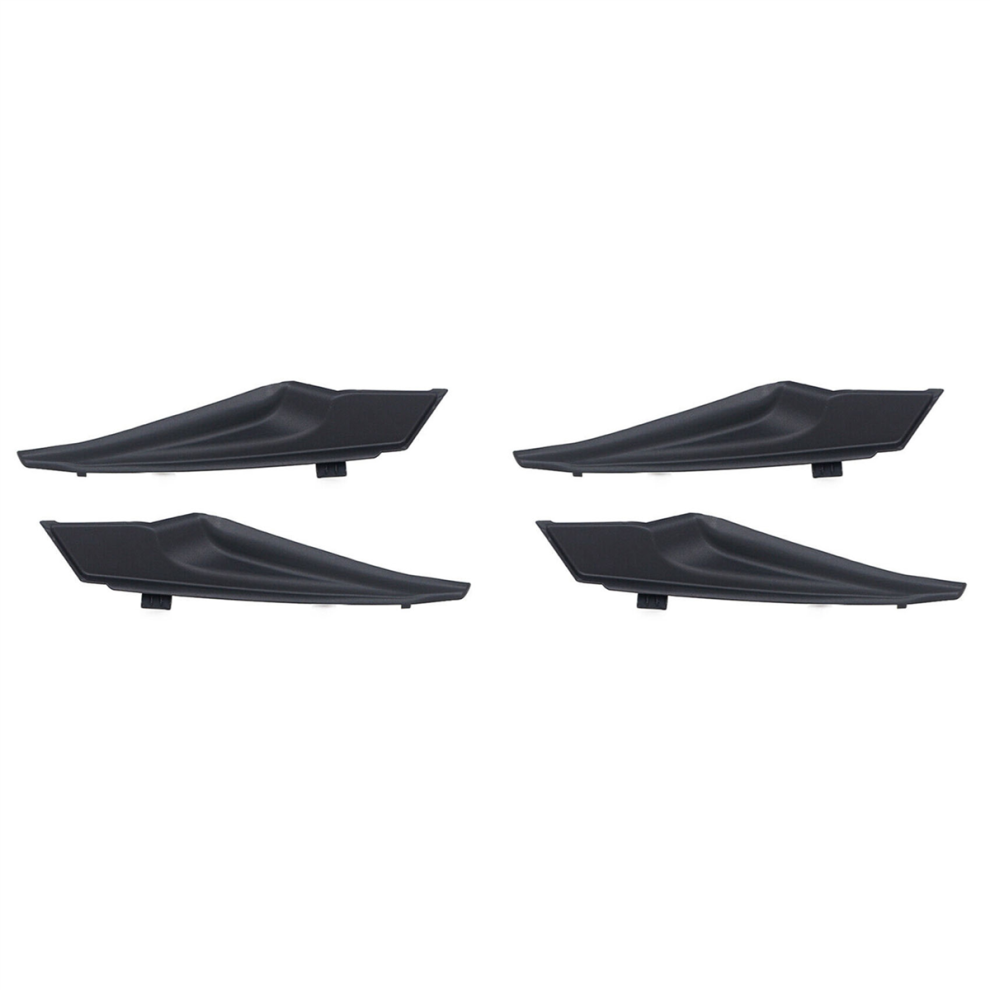1Pair For 2014-2019 Front Windshield Wrap Corner Wiper Black 4853702889055