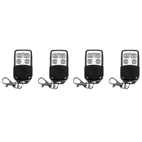 2Pcs 4 Button Electric Garage Door Opener Wireless Remote Control