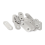 Stainless Steel Flat Bracket Straight Fixing Plates 40mm 20pcs 4